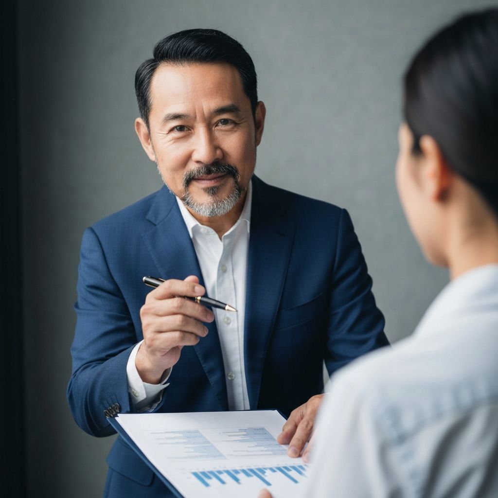 Profesional planificando finanzas e inversiones previsionales